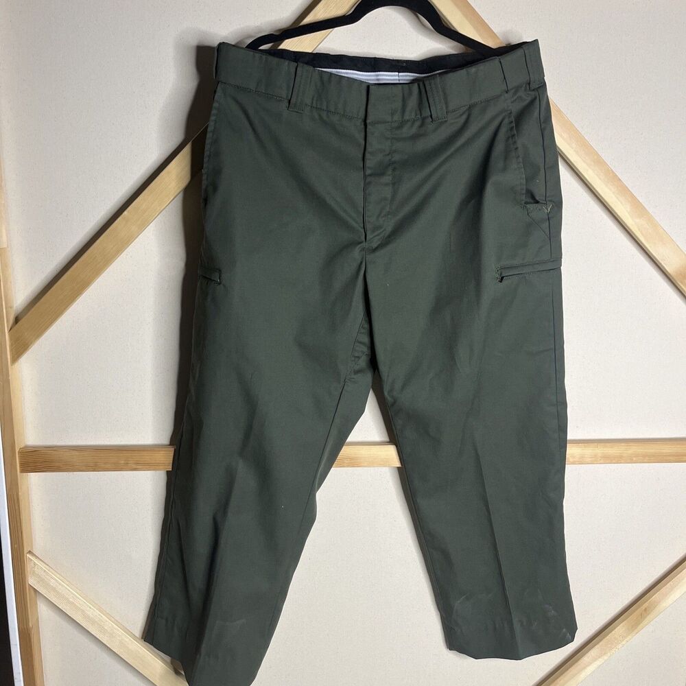Horace Small Cool Flex mens pants green Cargo Size 36x27 LENGTH CUT